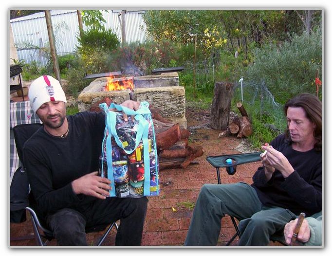 FJ & Craig Camping at Lake Clifton